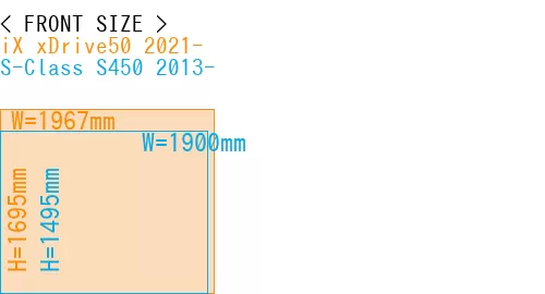 #iX xDrive50 2021- + S-Class S450 2013-